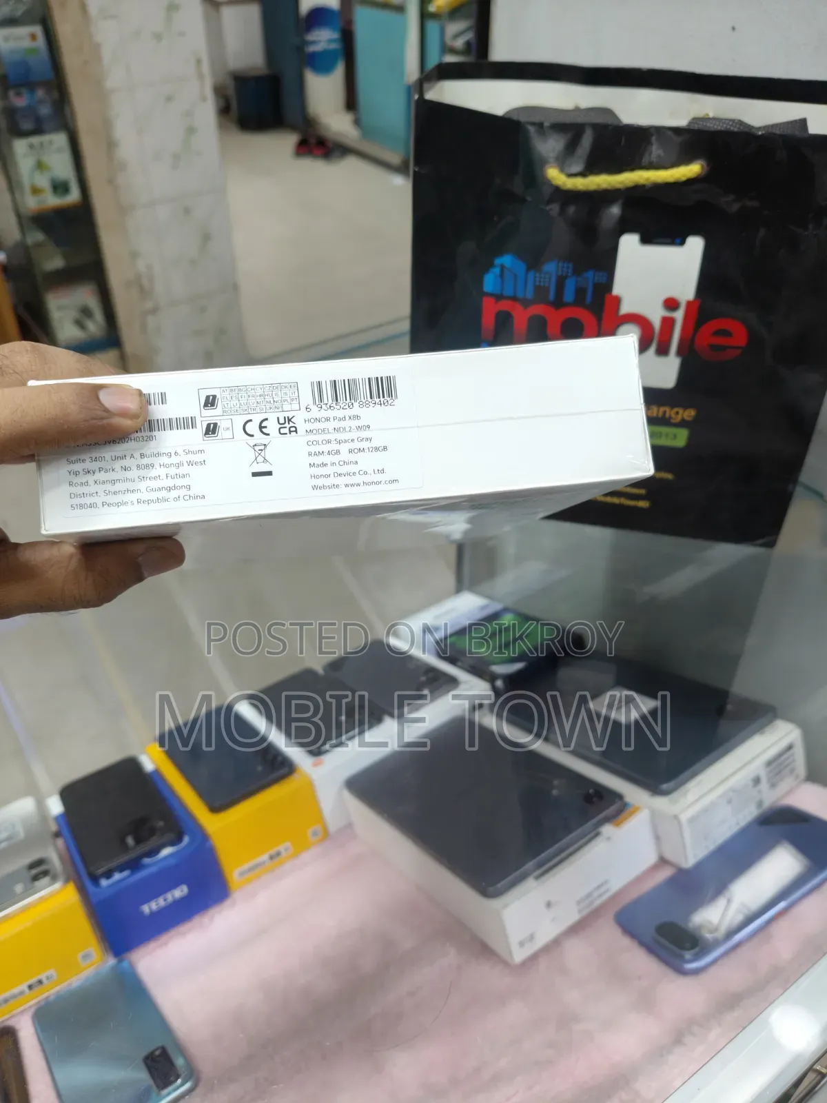 নতুন অনার প্যাড এক্স ৮ ১২৮ জিবি ধূসর