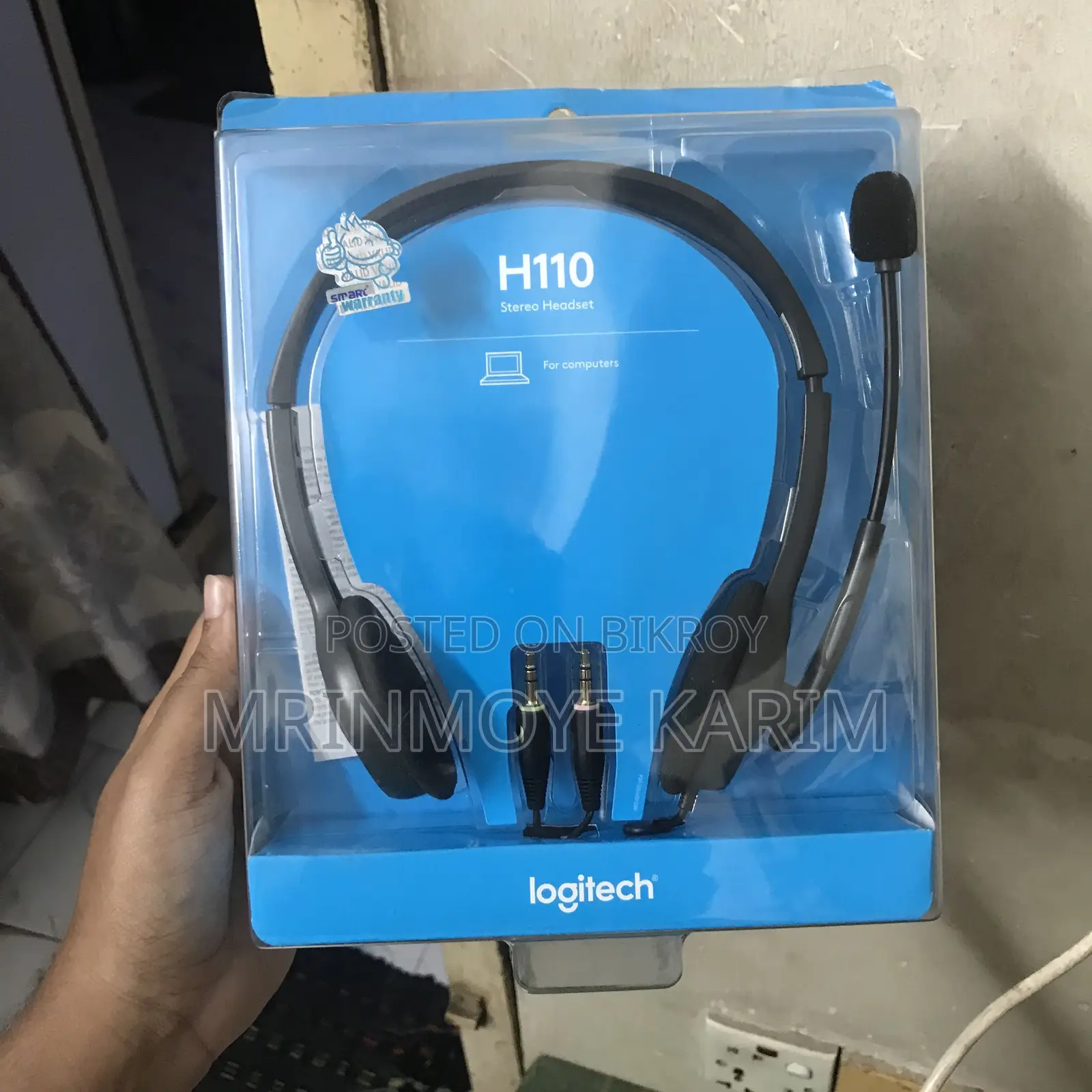 Logitech H110 Black Headphone