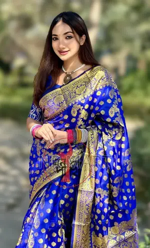অরিজিনাল সিরাজগঞ্জের সিল্ক কাতান শাড়ি ১২ হাত