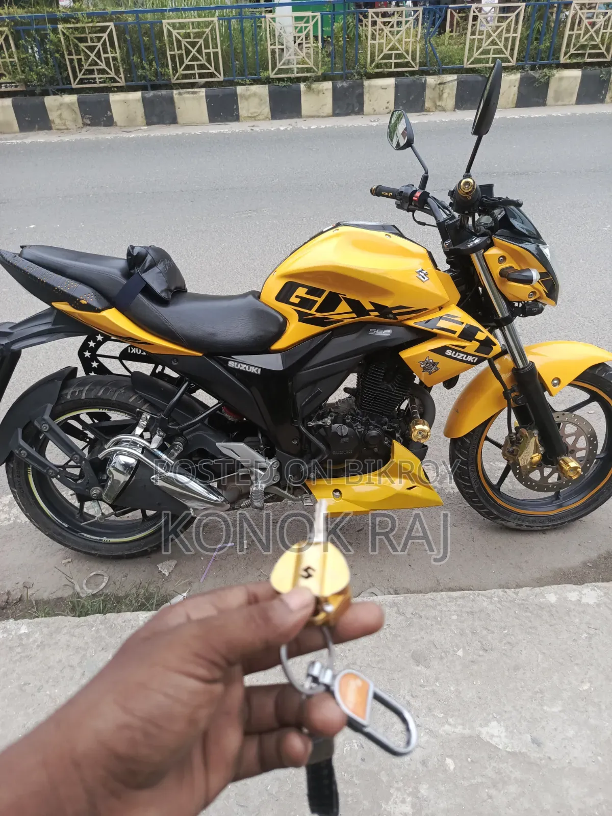 Suzuki Gixxer Monotone 2025 Yellow