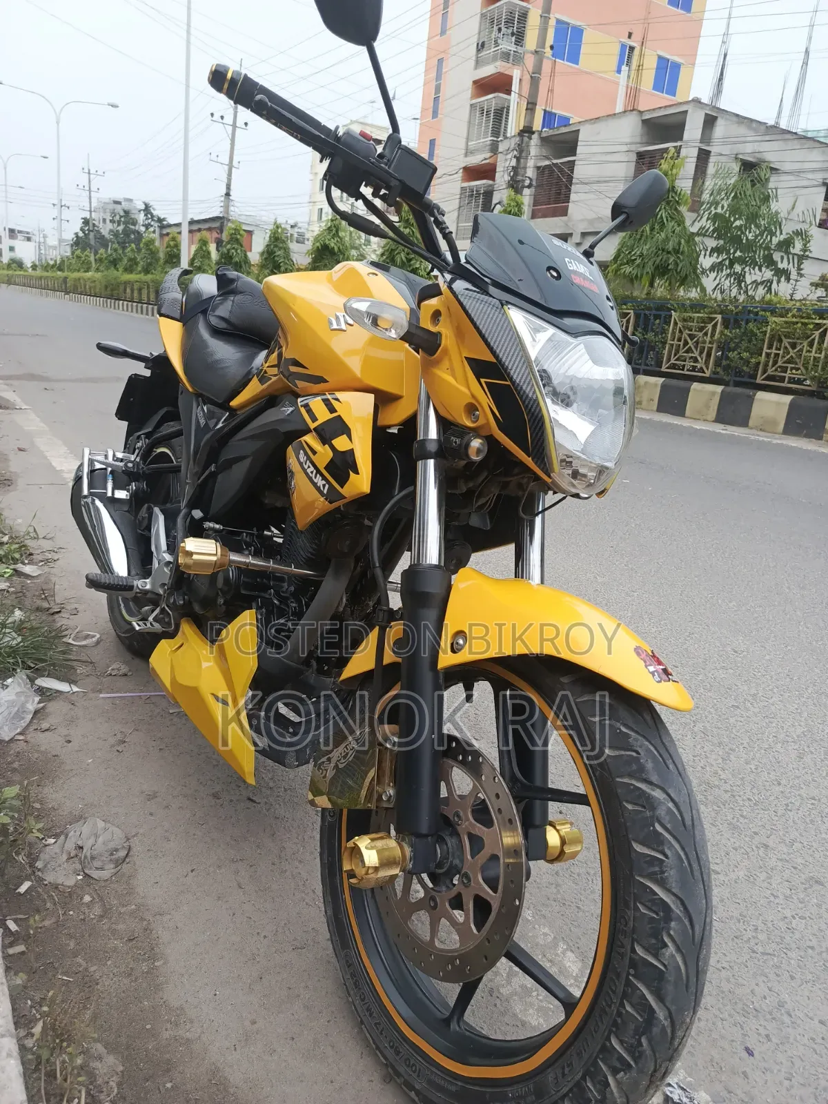 Suzuki Gixxer Monotone 2025 Yellow