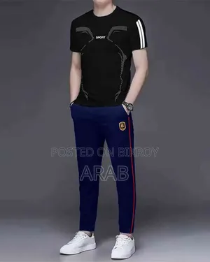 Premium Sports T-shirt Set Product: 1 Tshirt + 1 Trouser