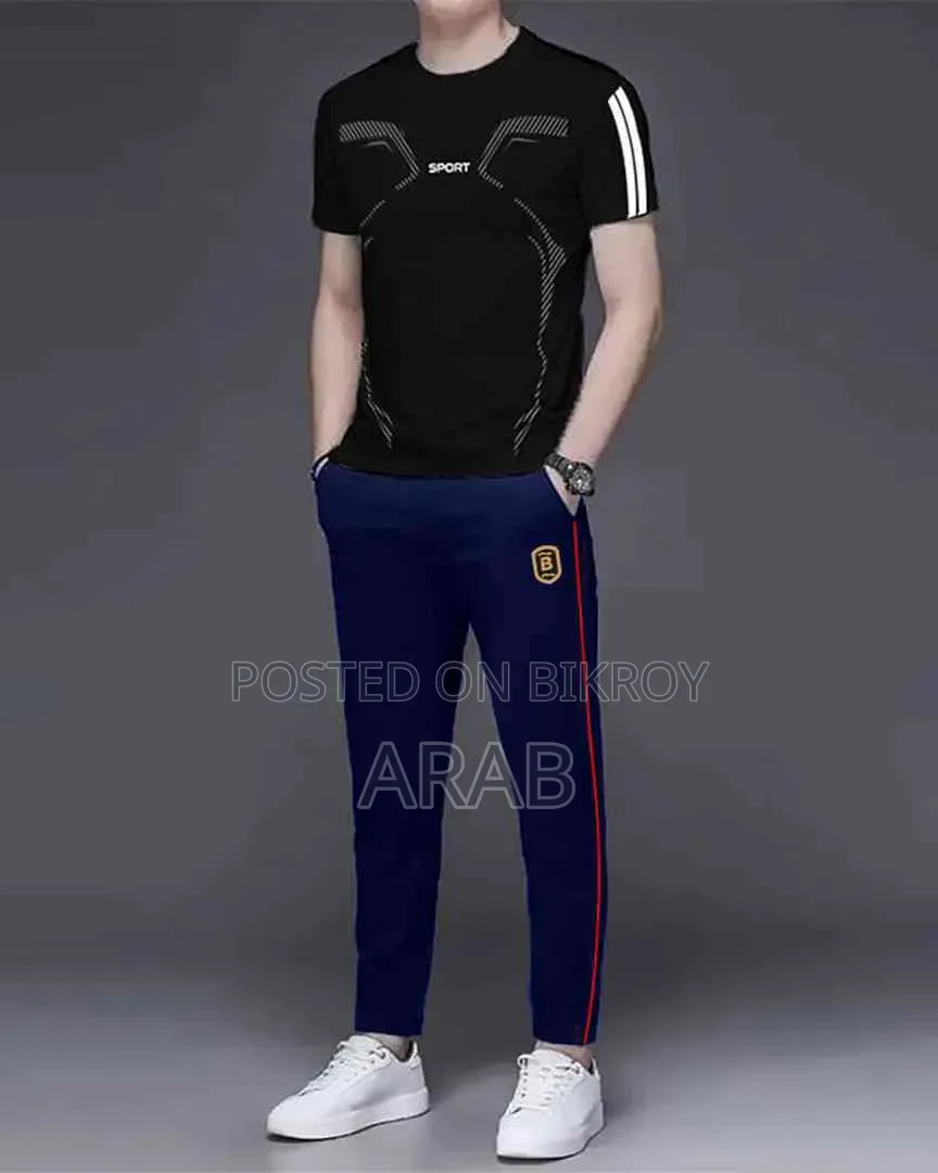Premium Sports T-shirt Set Product: 1 Tshirt + 1 Trouser