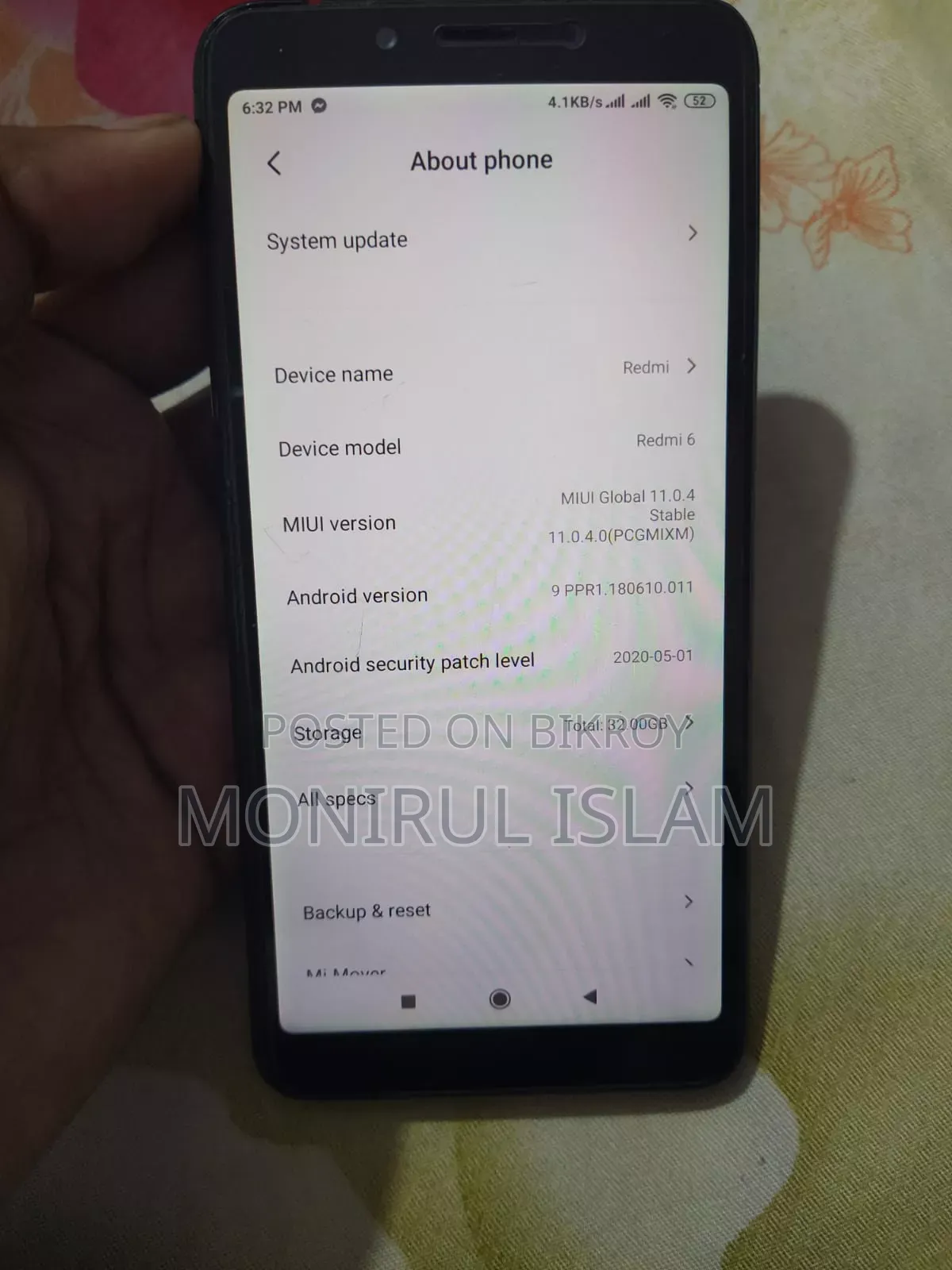 Xiaomi Redmi 6 32 GB Black