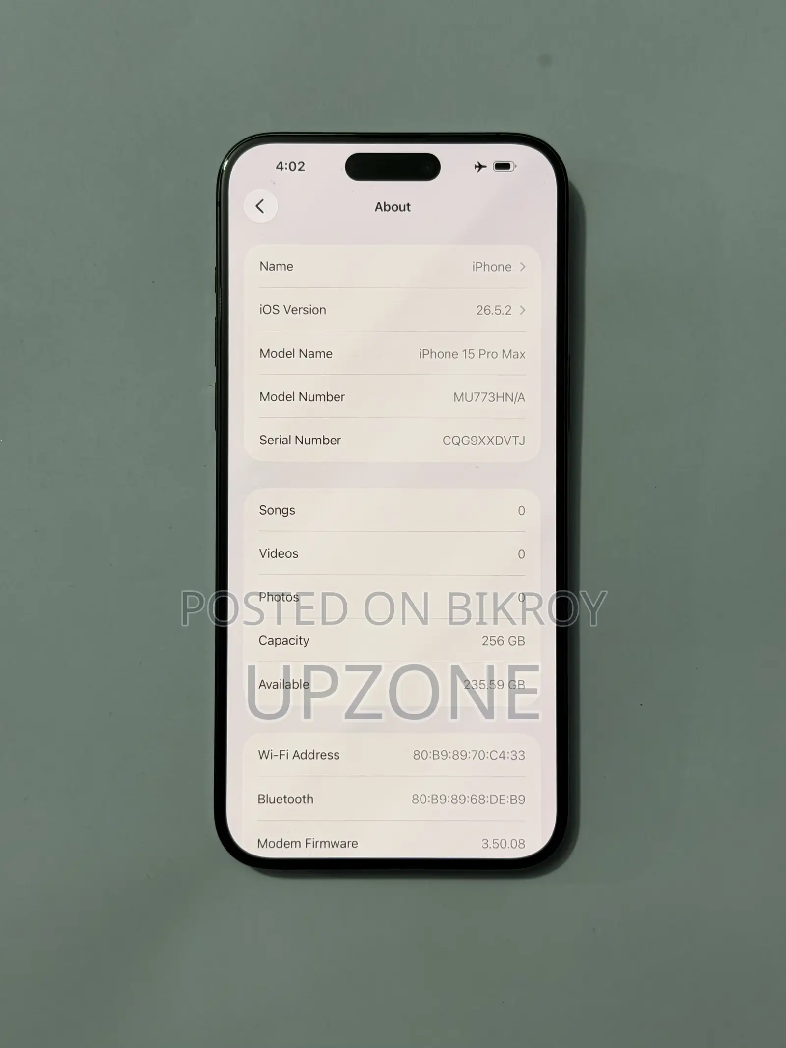 Apple iPhone 15 Pro Max 256 GB Black