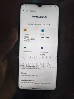 Vivo Y28s 128 GB Gray