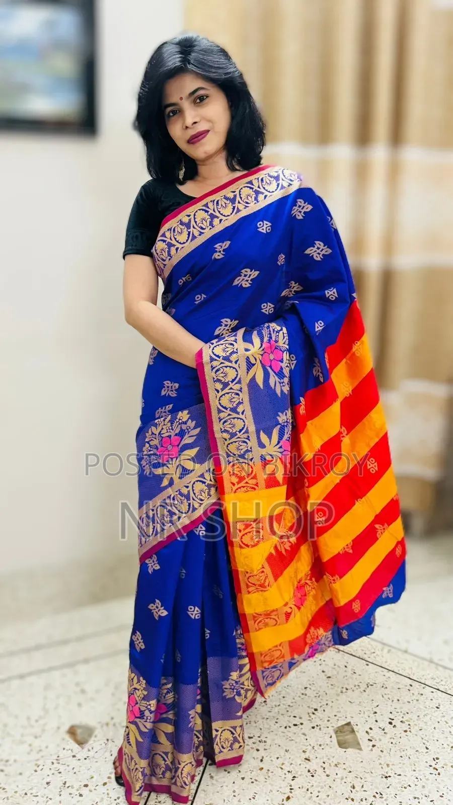 Premium Hybrid Cotton Saree (Real Photo)