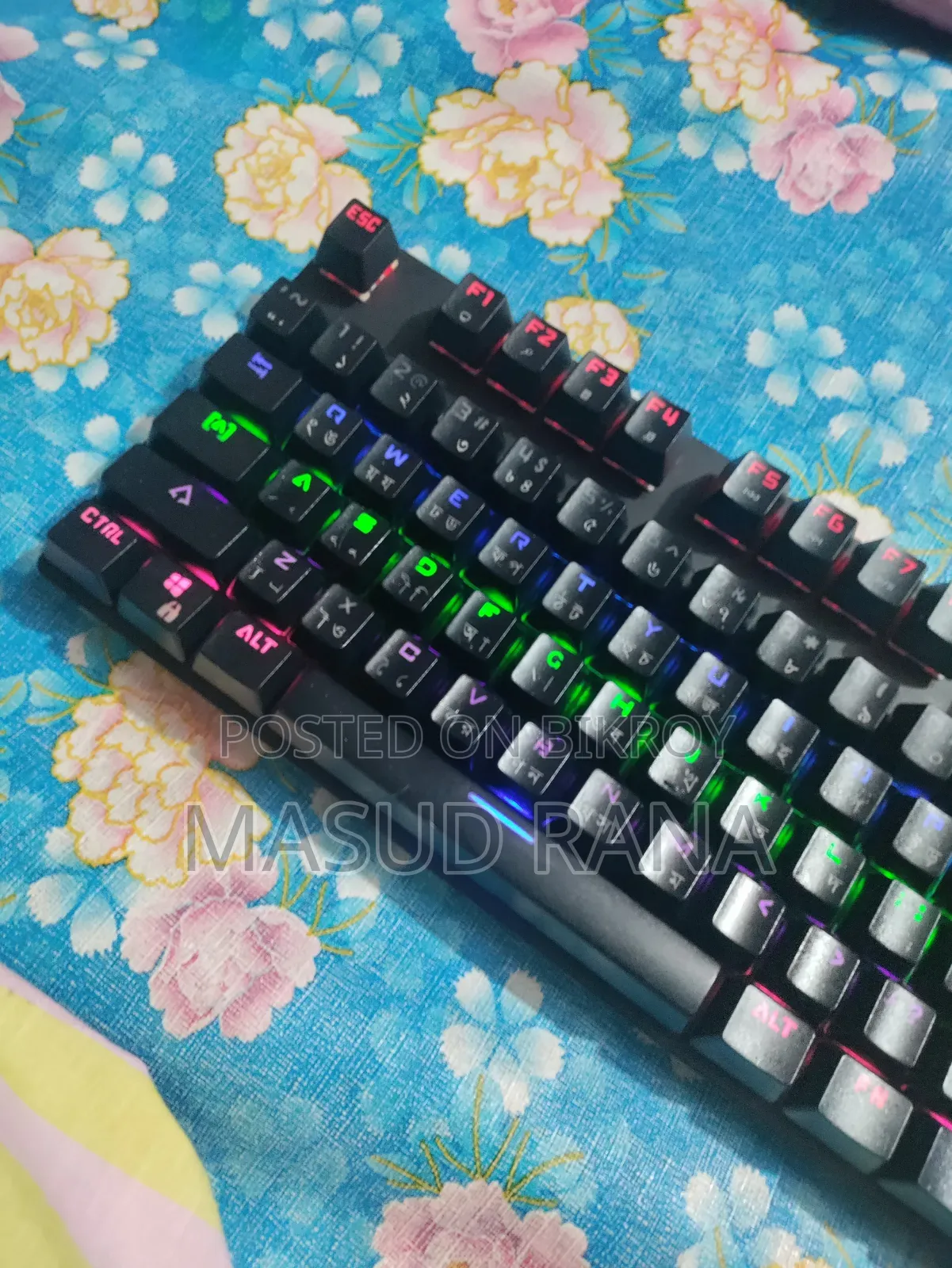 Rapoo বাংলা লেআউট Mechanical Keyboard Wired Mechanical Gaming Keyboard