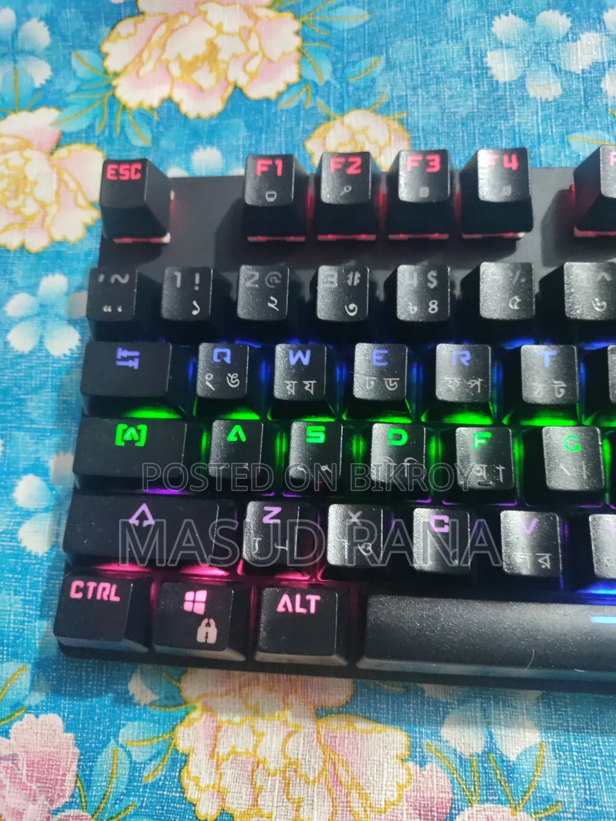 Rapoo বাংলা লেআউট Mechanical Keyboard Wired Mechanical Gaming Keyboard