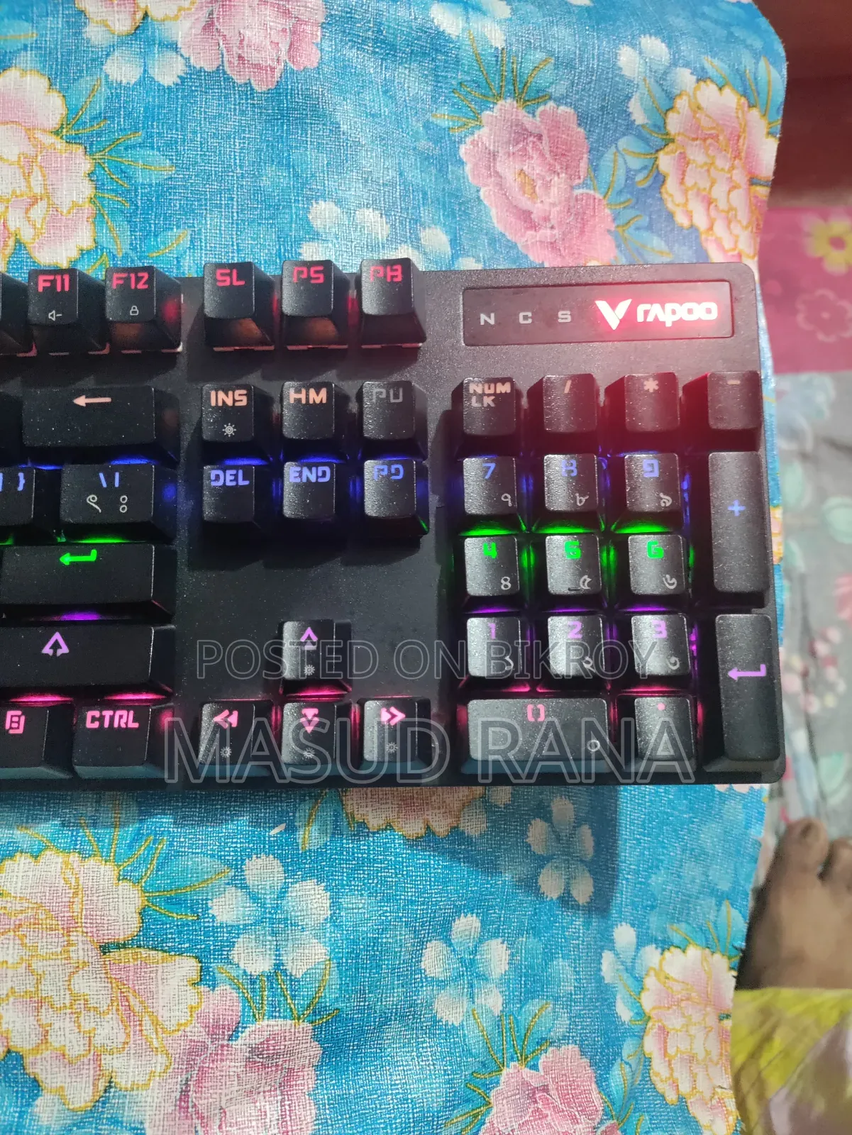 Rapoo বাংলা লেআউট Mechanical Keyboard Wired Mechanical Gaming Keyboard