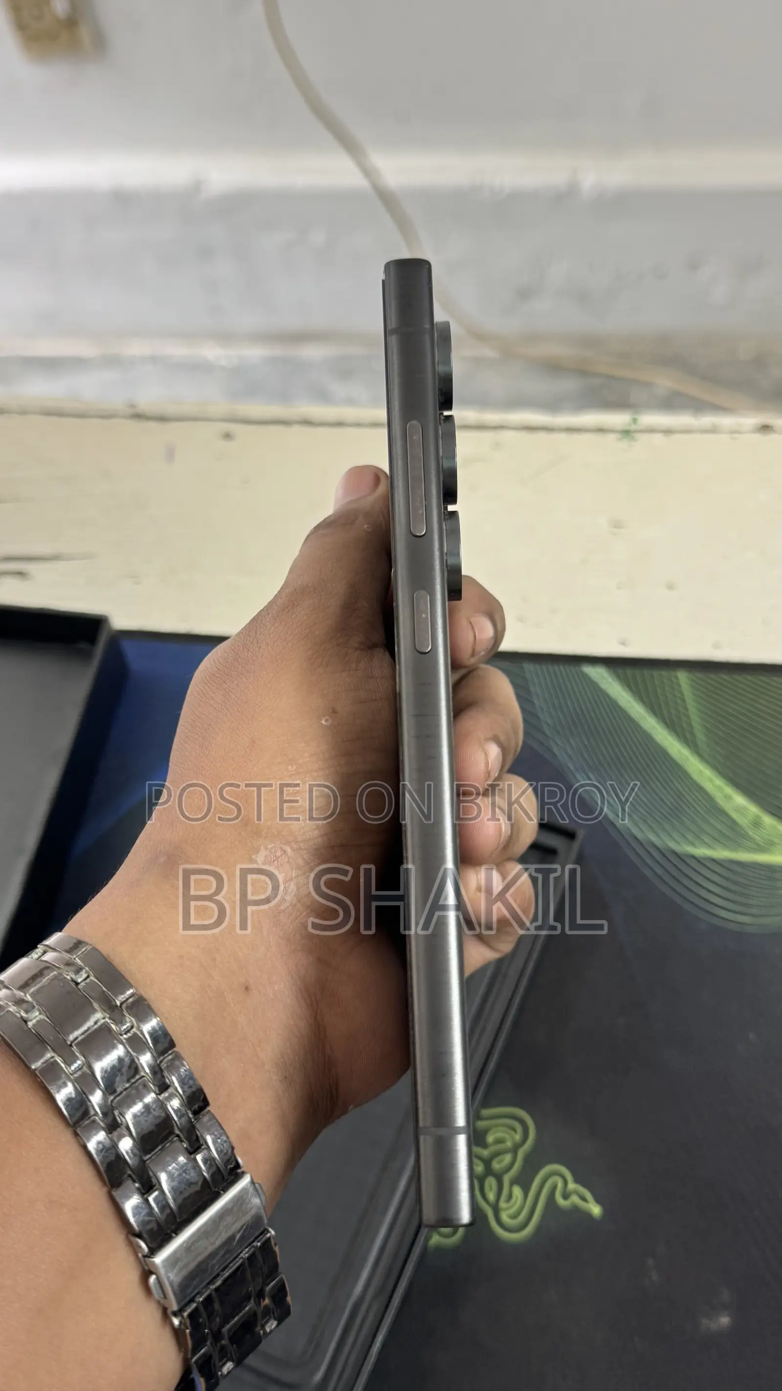 স্যামসাং গ্যালাক্সি এস২৪ আল্ট্রা ২৫৬ জিবি ব্ল্যাক