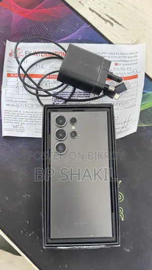 স্যামসাং গ্যালাক্সি এস২৪ আল্ট্রা ২৫৬ জিবি ব্ল্যাক