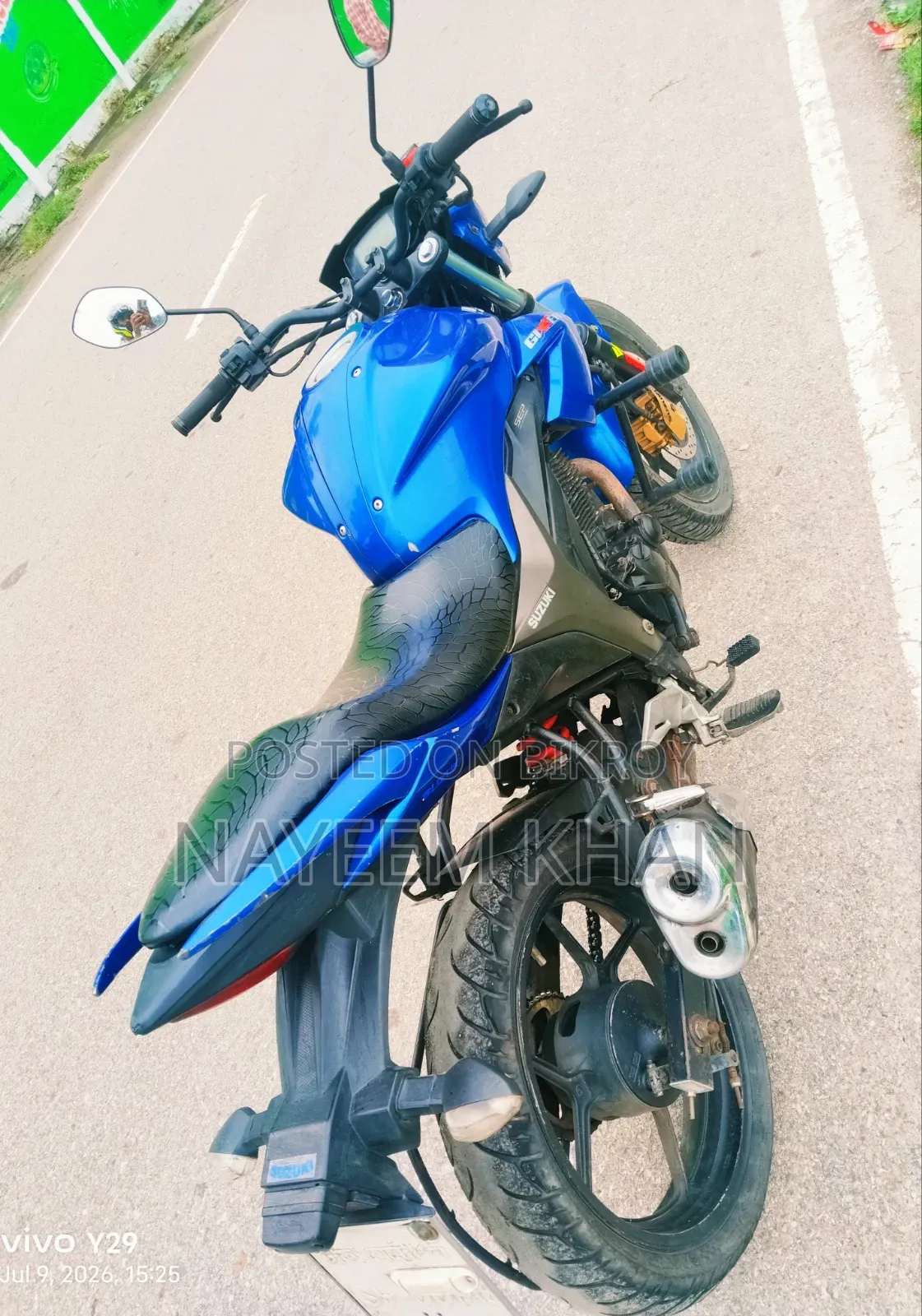 Suzuki Gixxer Monotone 2015 Blue