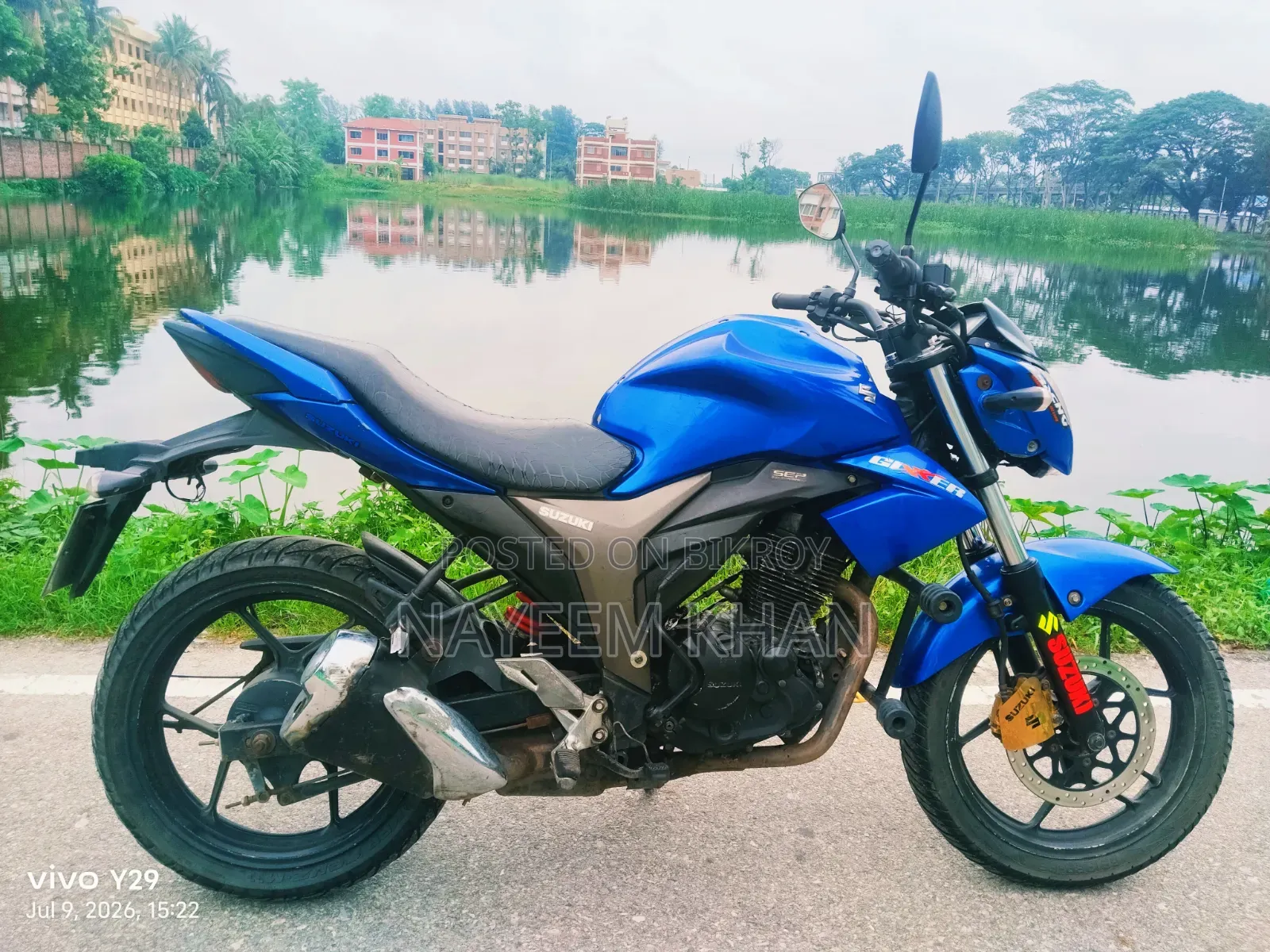 Suzuki Gixxer Monotone 2015 Blue