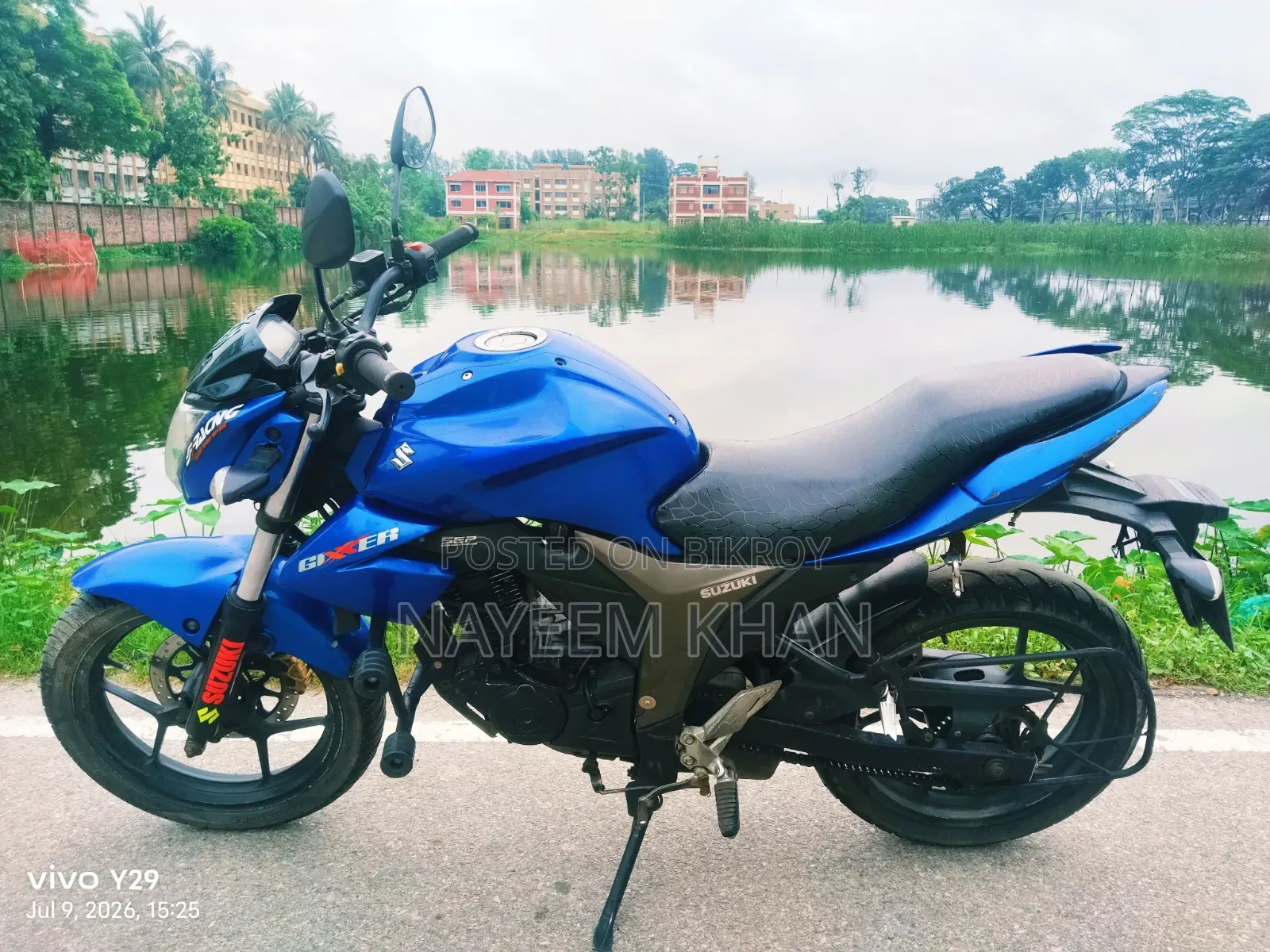 Suzuki Gixxer Monotone 2015 Blue
