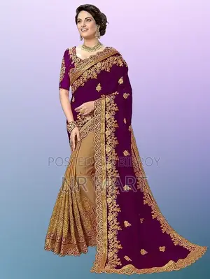 Indian Georgette Saree with Blouse Piece