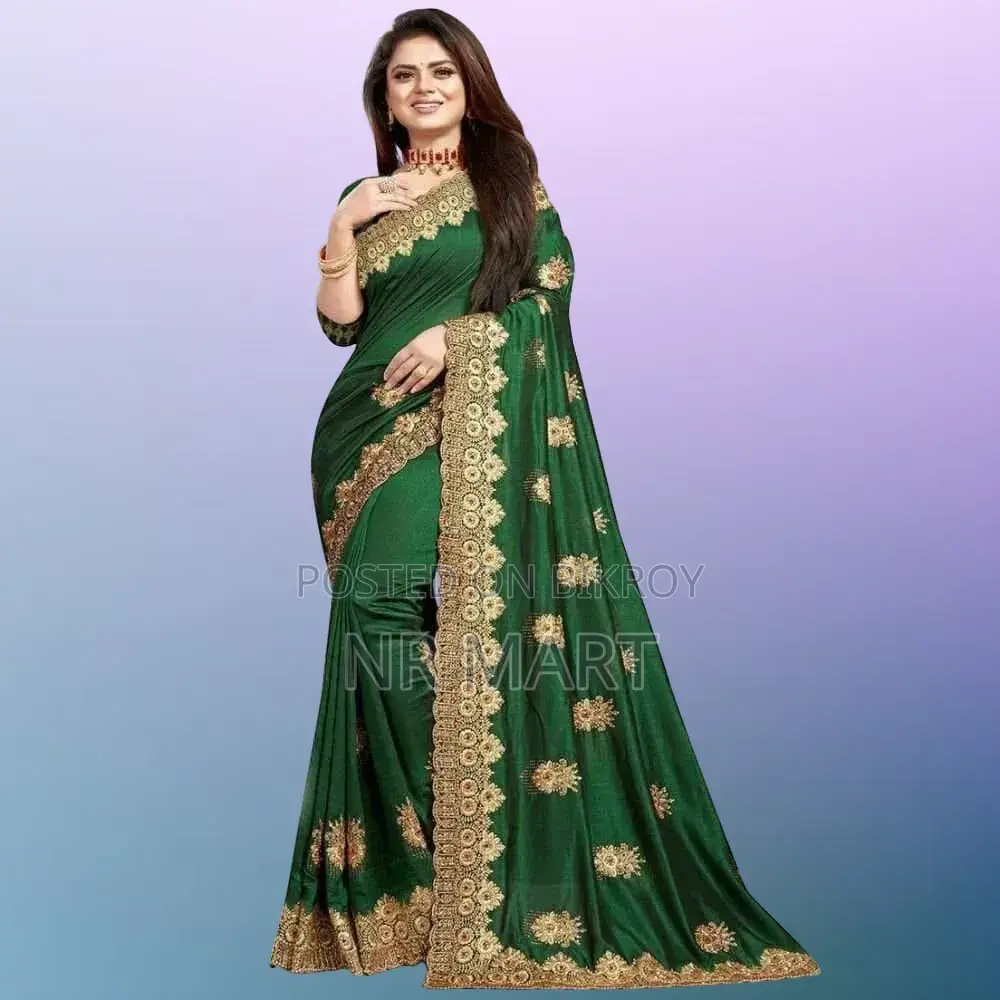 Indian Georgette Saree with Blouse Piece