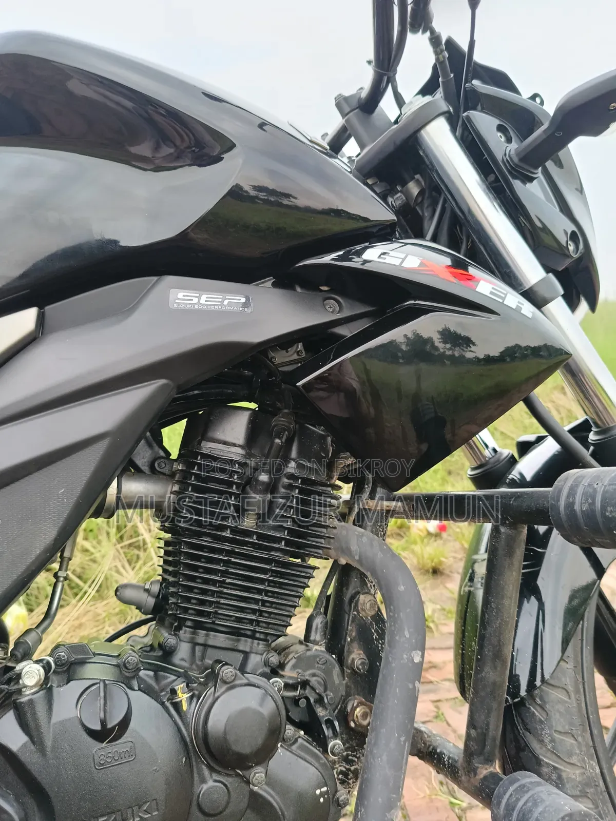 New Suzuki Gixxer Monotone 2023 Black
