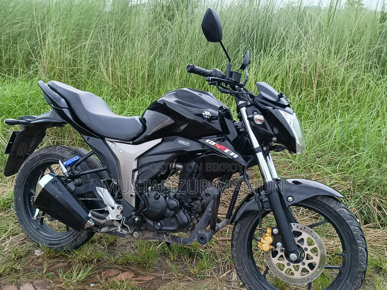 New Suzuki Gixxer Monotone 2023 Black