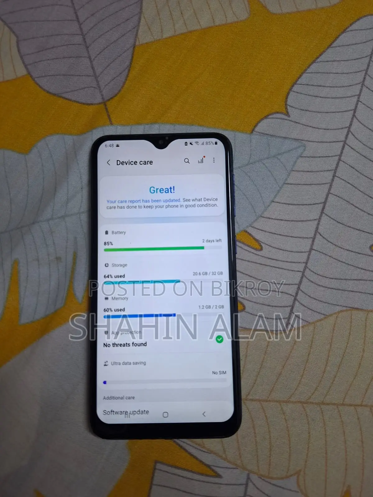 Samsung A10 32 GB Blue