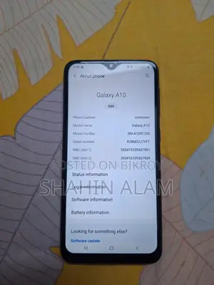 Samsung A10 32 GB Blue