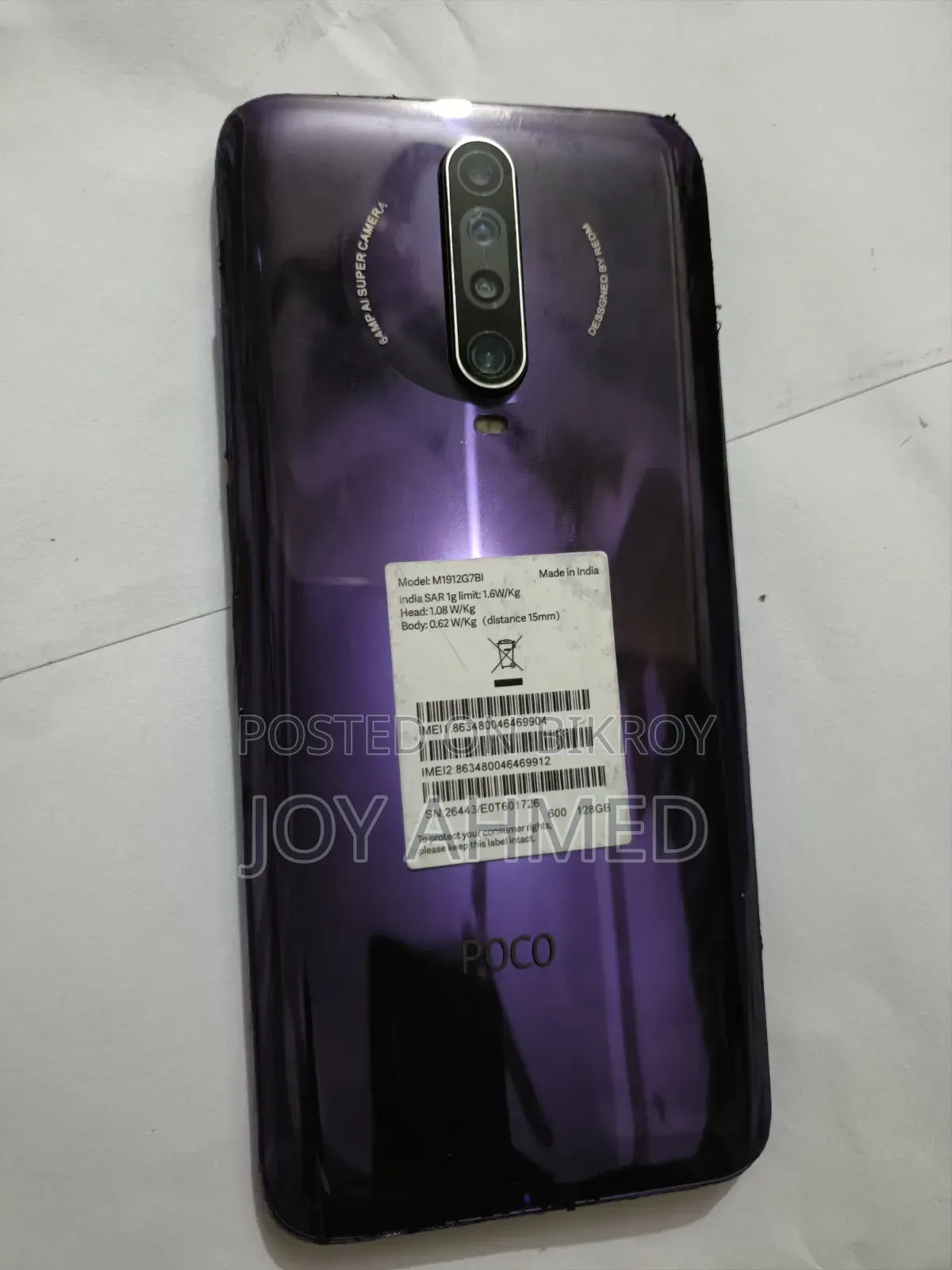Xiaomi Pocophone X2 128 GB Purple