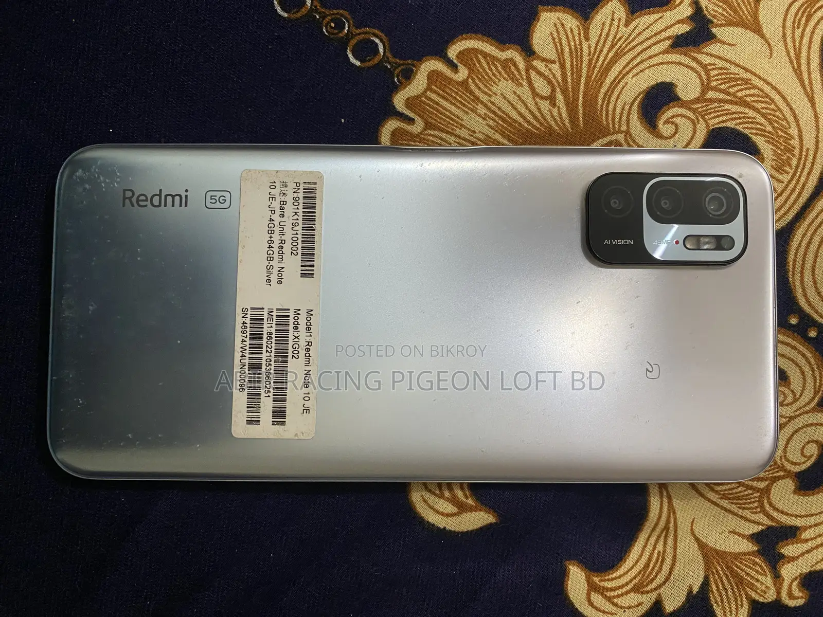 Xiaomi Redmi Note 10 5G 64 GB Red