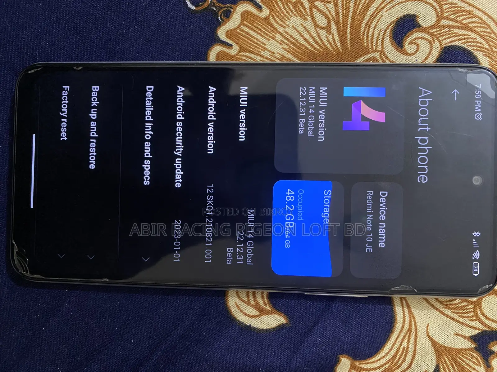 Xiaomi Redmi Note 10 5G 64 GB Red