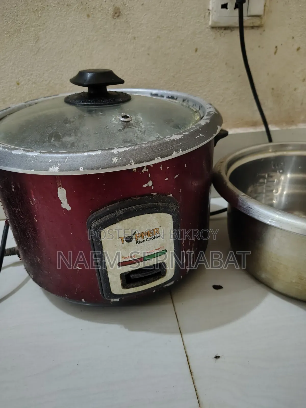 Vision Topper Rice Cooker 1.8l