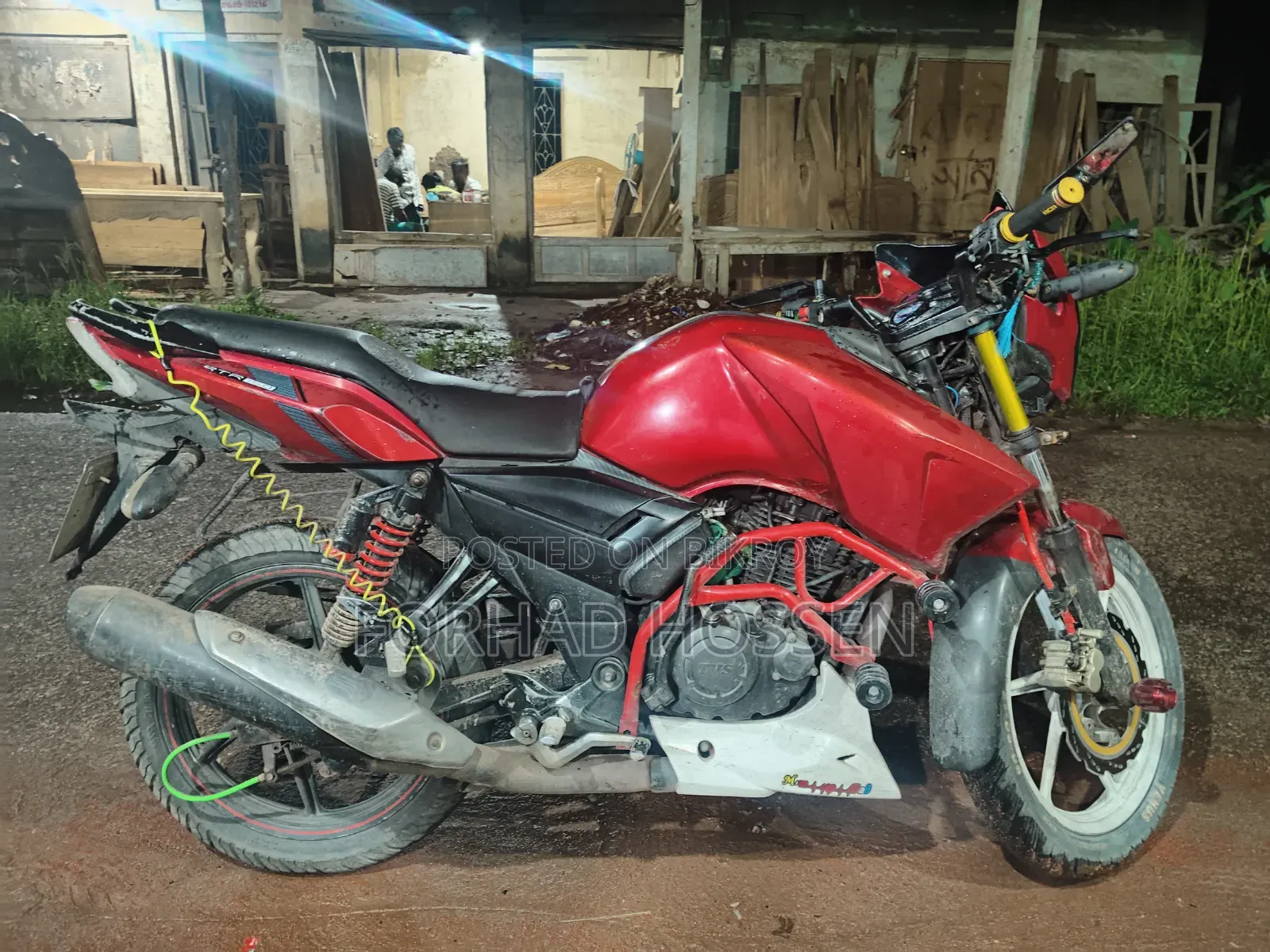TVS Apache RTR 160 2V 2017 Red