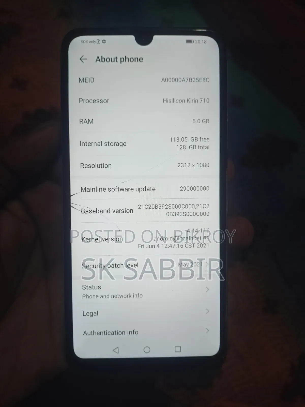 Huawei P30 Lite 128 GB Blue