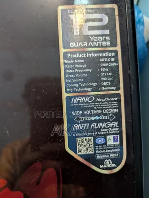 Marcel Glass Door Refrigerator 312 LTR