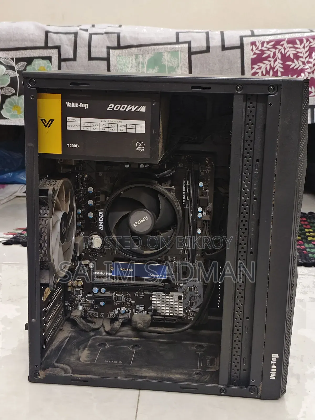 Desktop Computer MSI Model 8GB AMD Ryzen 5 SSD 256GB