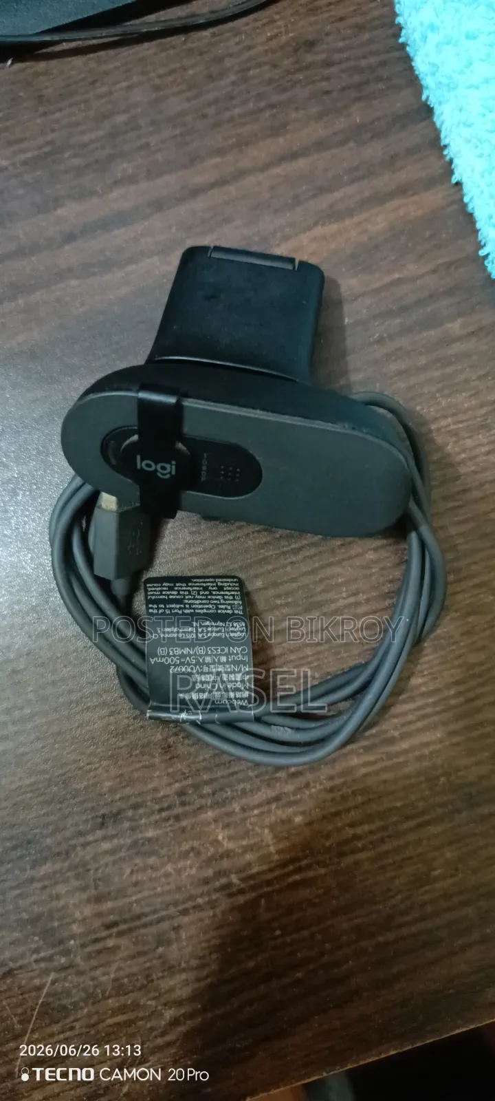 Webcam Logitech Brio 100 Model
