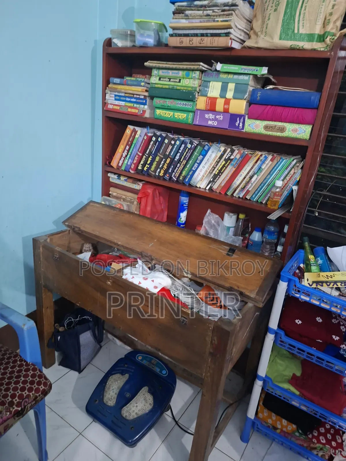Study Table Plus Bookshelf