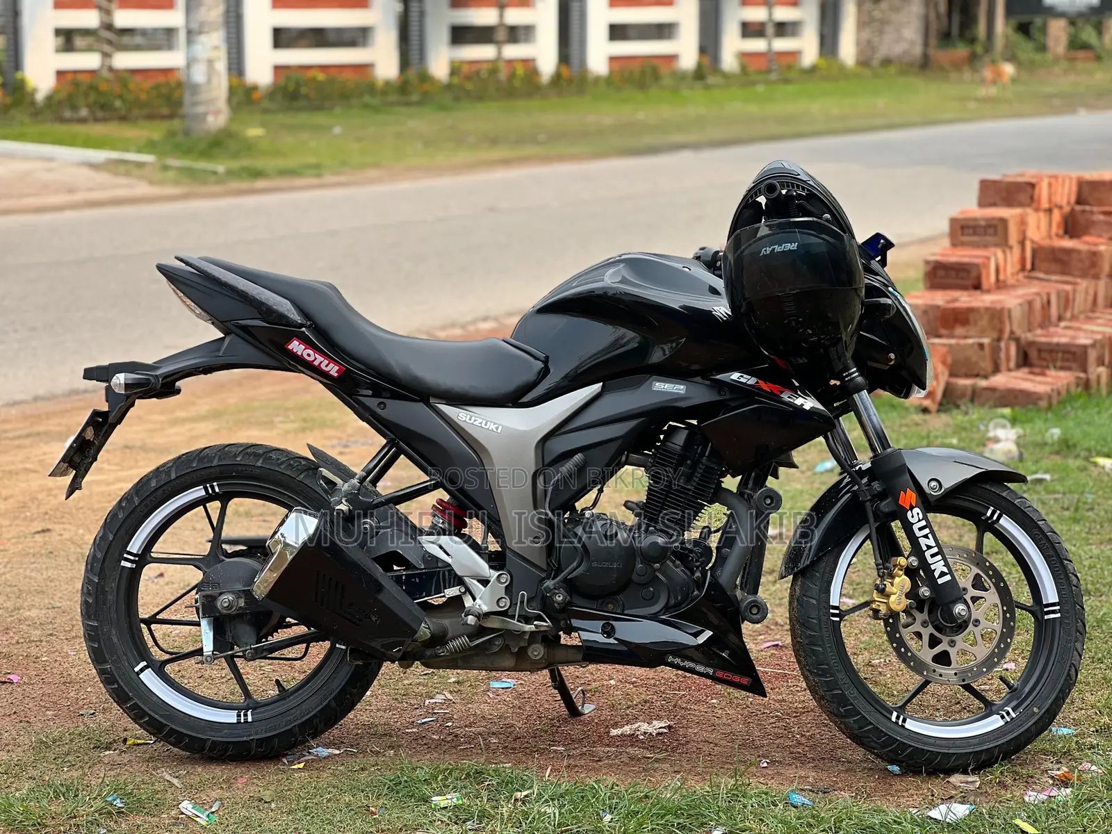 New Suzuki Gixxer Monotone 2024 Black