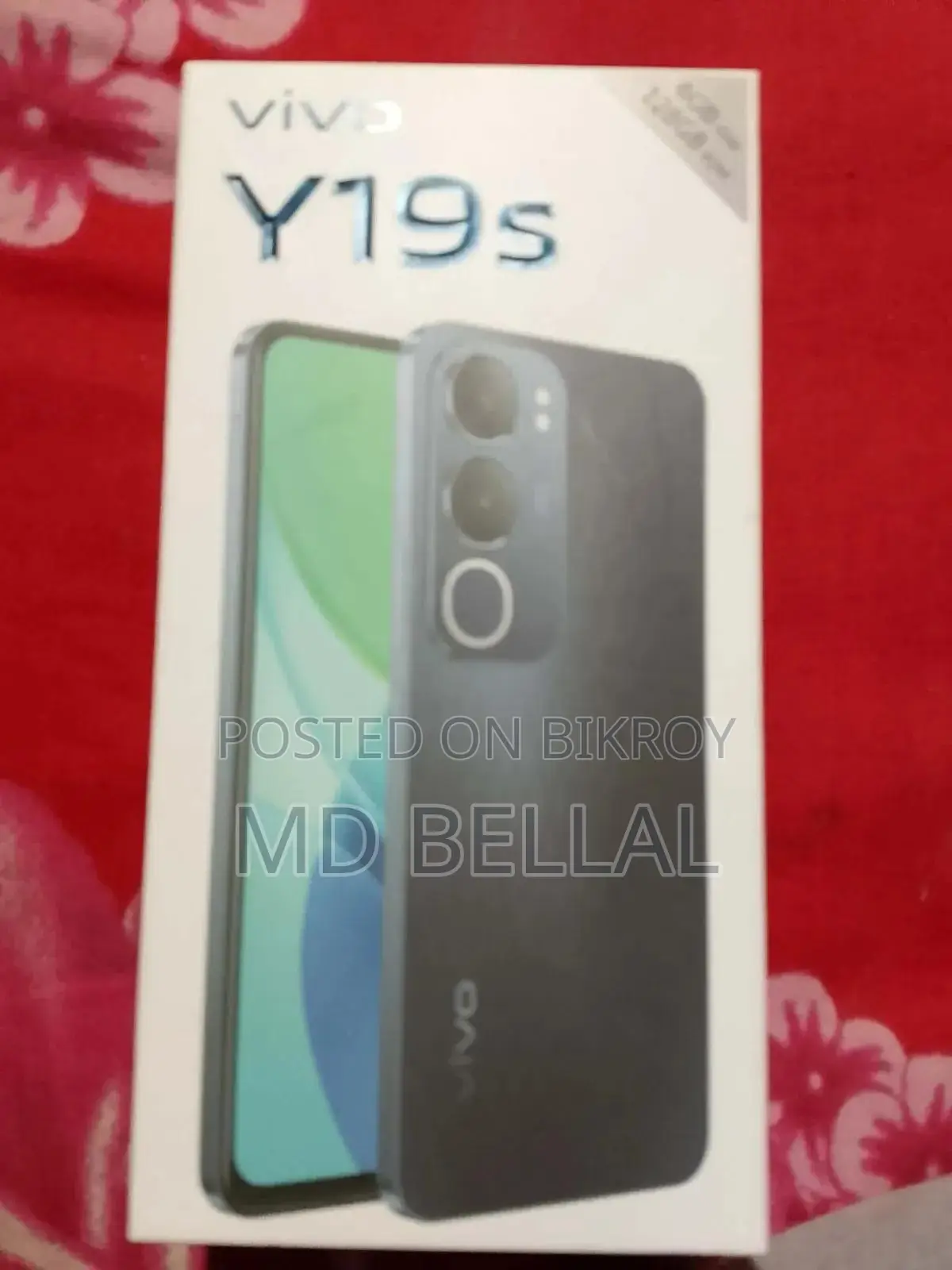 ভিভো ওয়াই১৯এস ১২৮ জিবি কালো