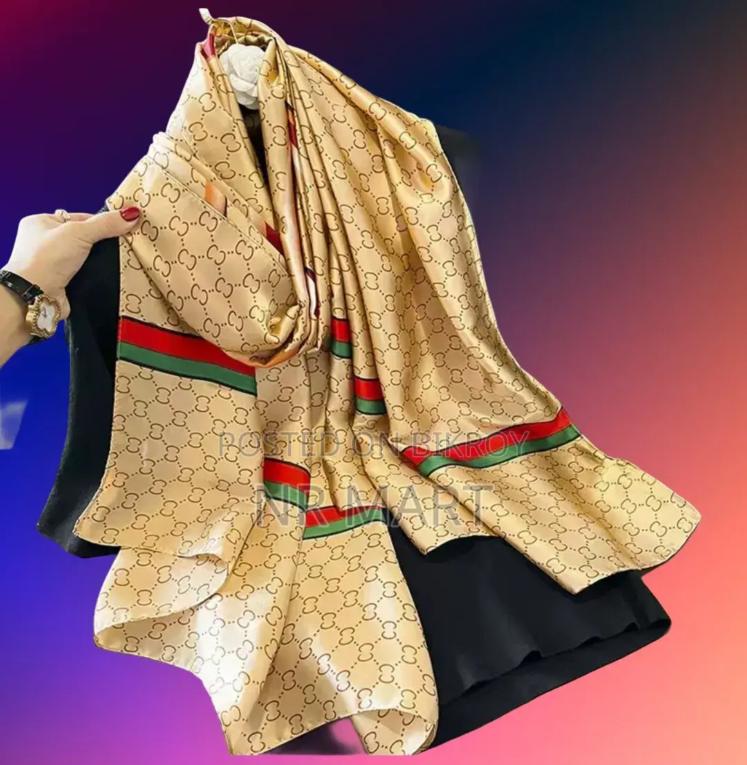 Premium Luxury Satin Silk Scarf
