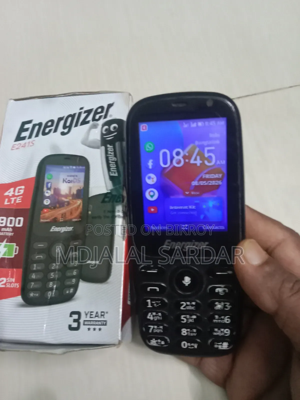 Energizer E242s 4 GB Black