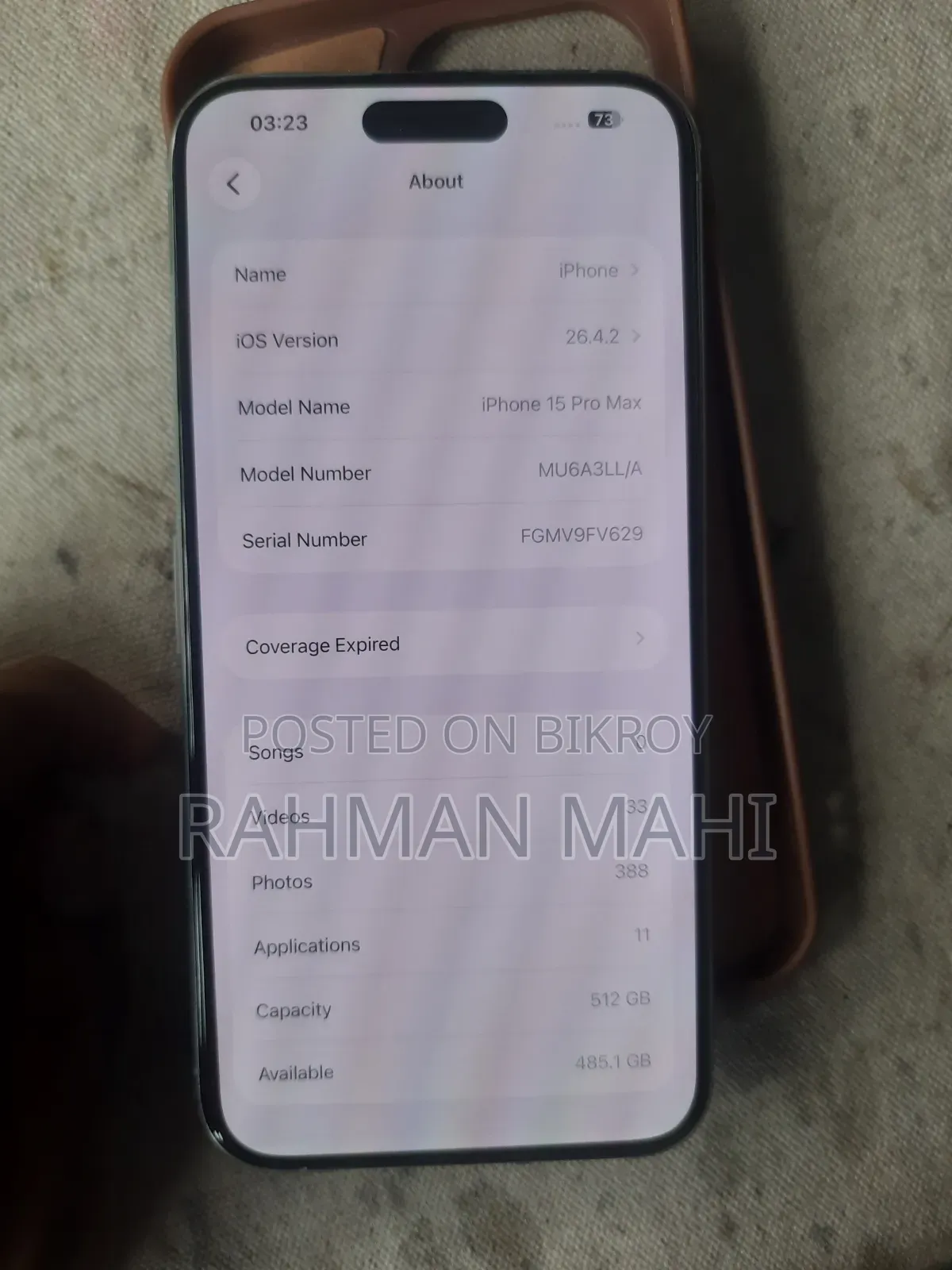 Apple iPhone 15 Pro Max 512 GB White