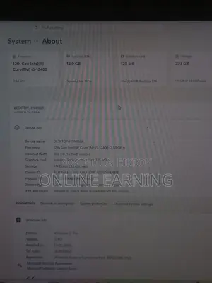 Desktop Computer Gigabyte 16GB Intel Core I5 SSD 256GB