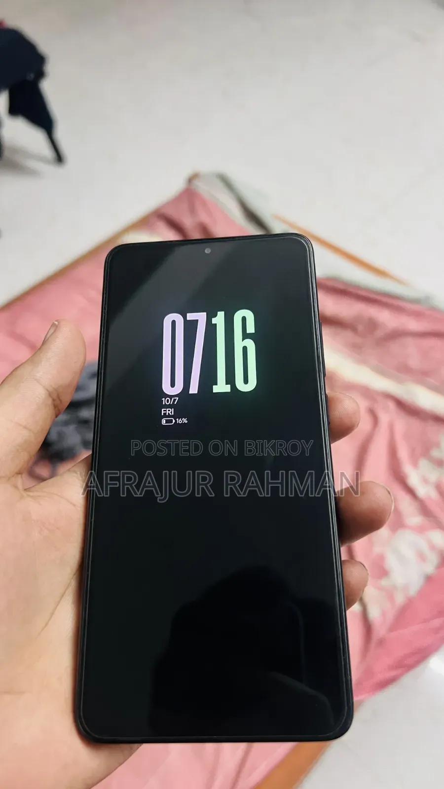 নতুন Xiaomi Poco X7 Pro ২৫৬ জিবি কালো