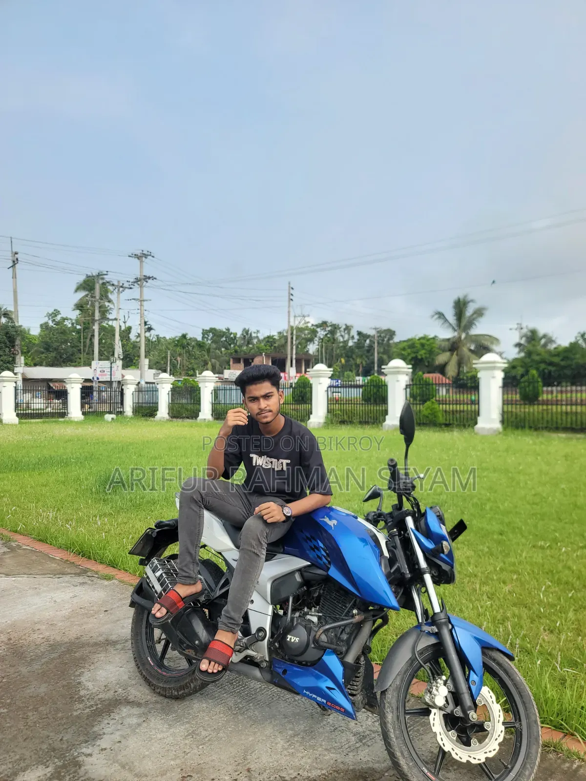 TVS Apache 160 4V 2021 Blue