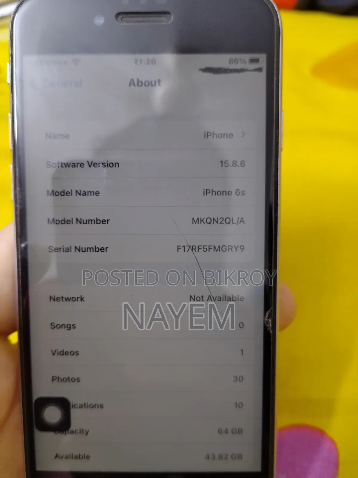 Apple iPhone 6s 64 GB Gray