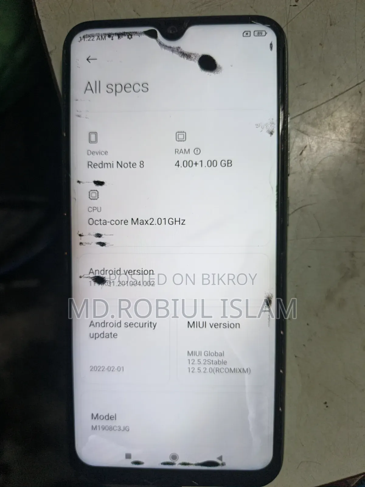 Xiaomi Redmi Note 8 64 GB Blue