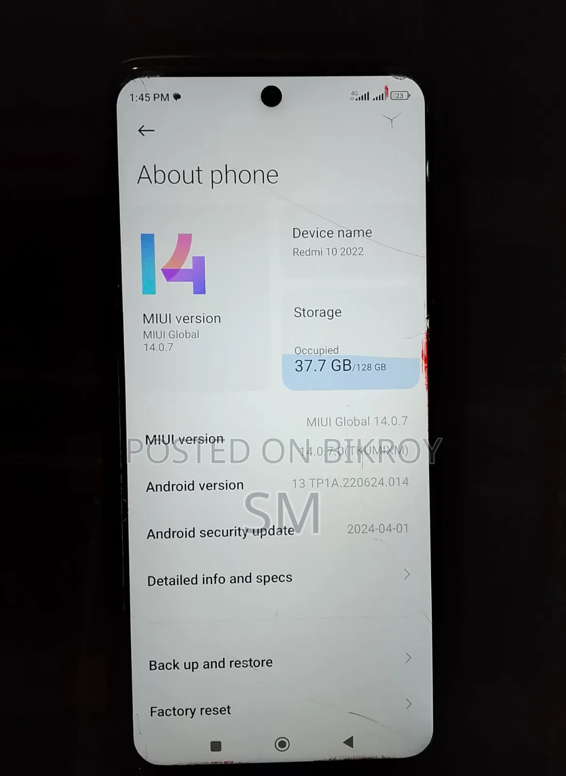 Xiaomi Mi 10 128 GB Blue