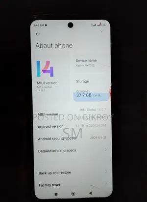Xiaomi Mi 10 128 GB Blue