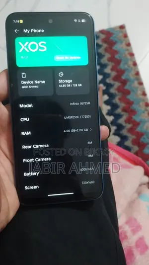Infinix Smart 10 Plus 128 GB Blue