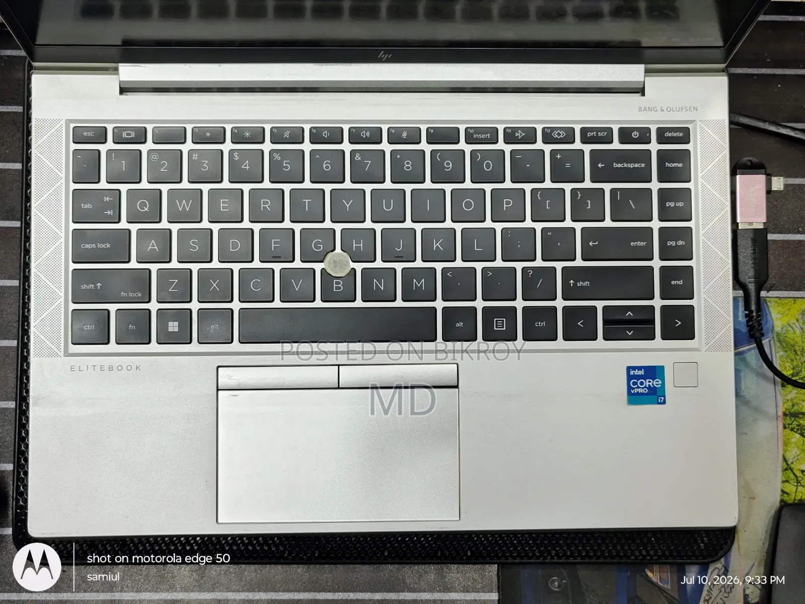 Laptop HP EliteBook 840 G8 16GB Intel Core I7 eMMC 512GB