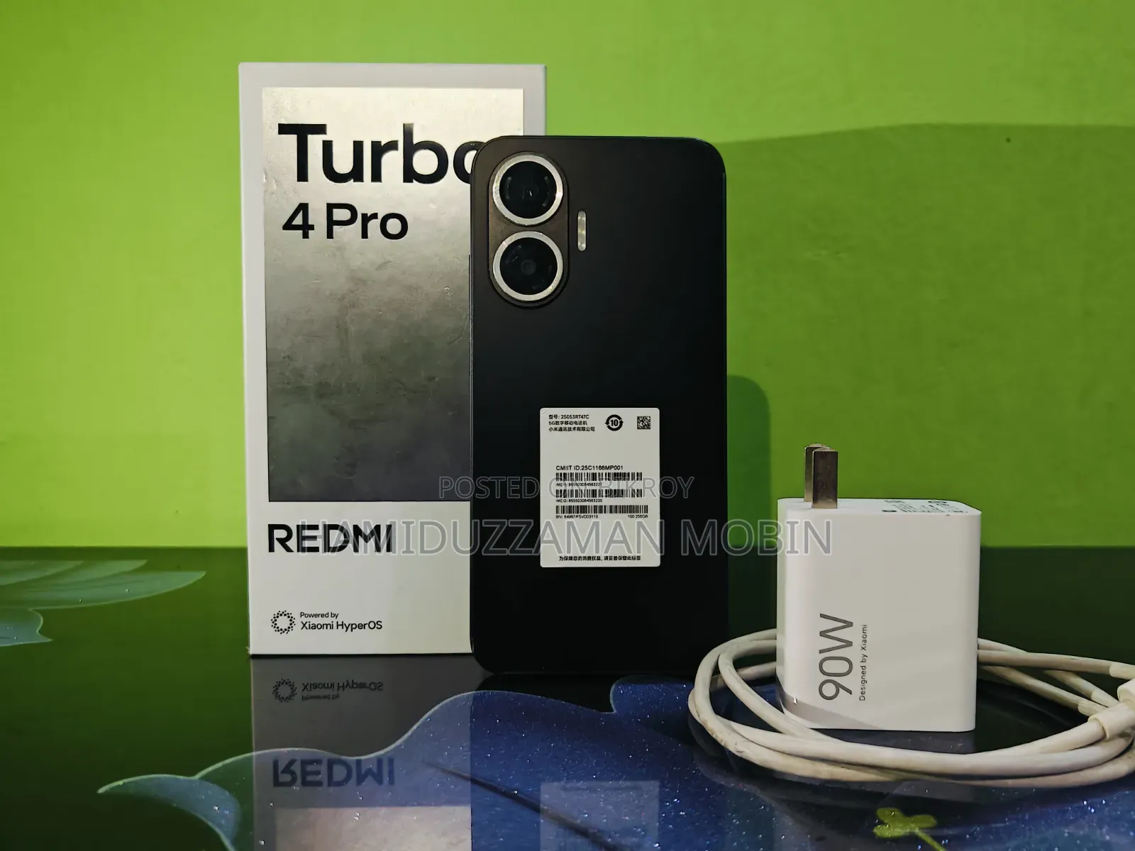 Xiaomi Redmi Turbo 4 Pro 256 GB Black
